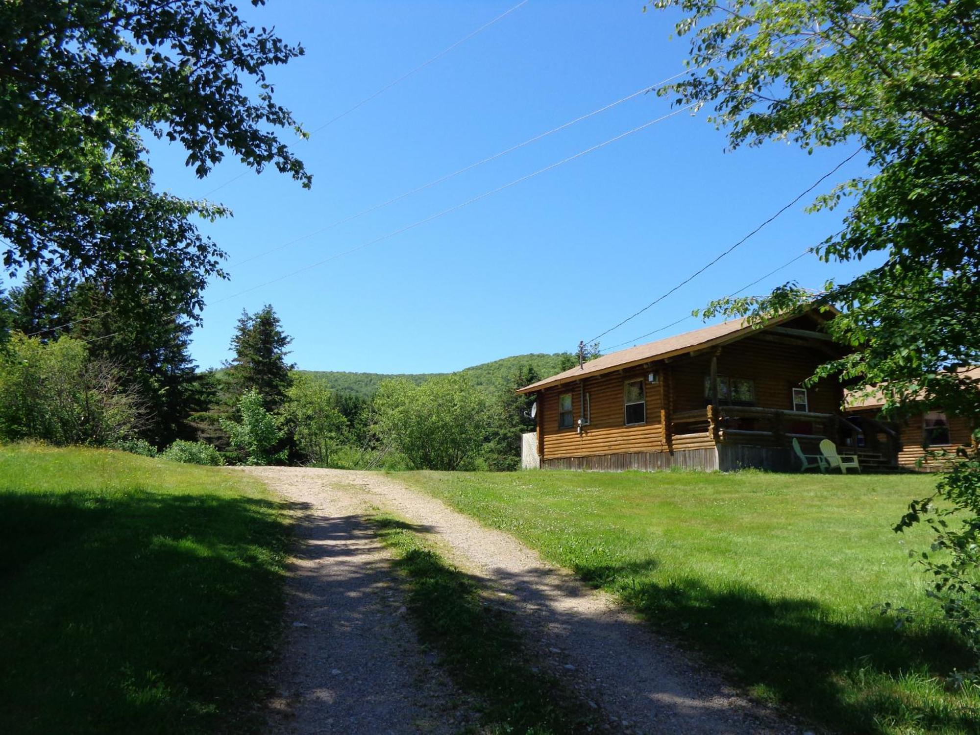 Cajun Cedar Log Cottages Margaree Forks Szoba fotó